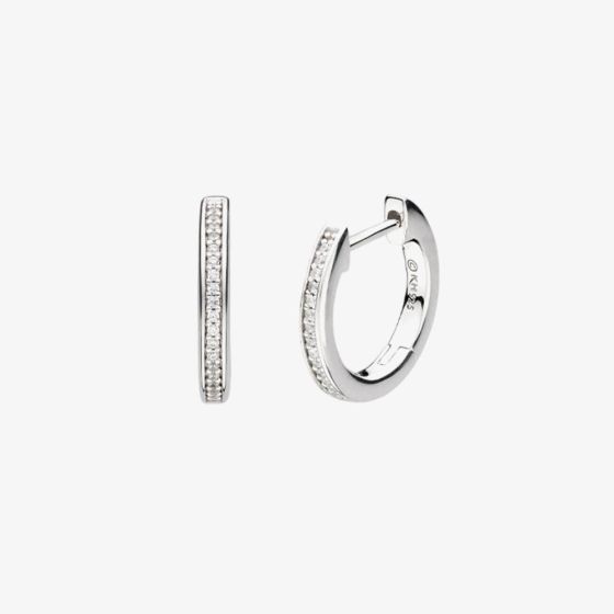 Kit Heath Revival Classic Glitz Hinged Hoop Earrings 50428CZ