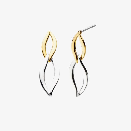Kit Heath Entwine Twine Link Golden Link Drop Earrings 61142GRP