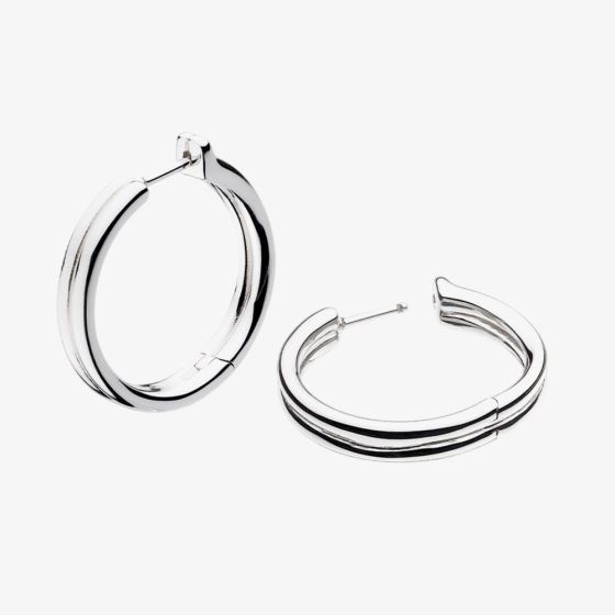 Kit Heath Bevel Unity Hinged Hoop Earrings 61175RP