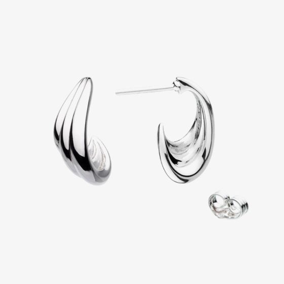 Kit Heath Océane Shell Wave Hoop Earrings 61211RP