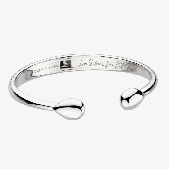 Kit Heath Coast Pebble Smooth Hinged Bangle 70152RPML