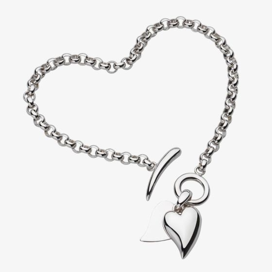 Kit Heath Desire Love Duet Heart 7.5 Inch T-Bar Bracelet 70507RP