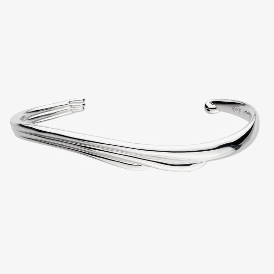 Kit Heath Océane Shell Wave Narrow Cuff Bangle 71211RP