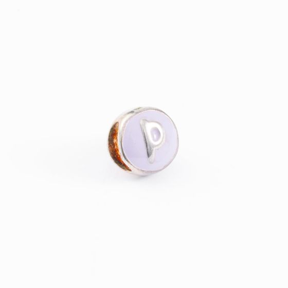 Kit Heath Kids Sterling Silver Lilac Initial P Bead Charm 7950MEP