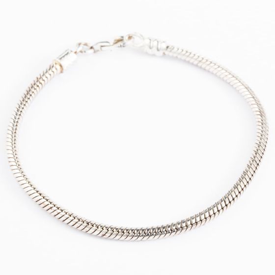 Chamilia Sterling Silver 17cm Snake Chain Trigger Bracelet AA-1