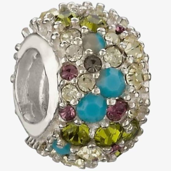 Chamilia Sterling Silver Jewelled Multi Crystal Bead JC-6