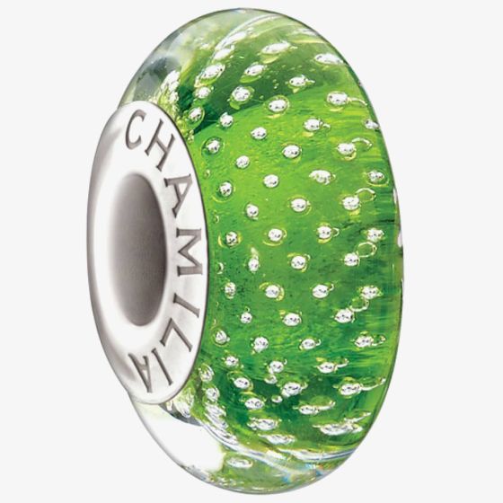 Chamilia Mystic Lime Murano Glass Bead 2116-0089