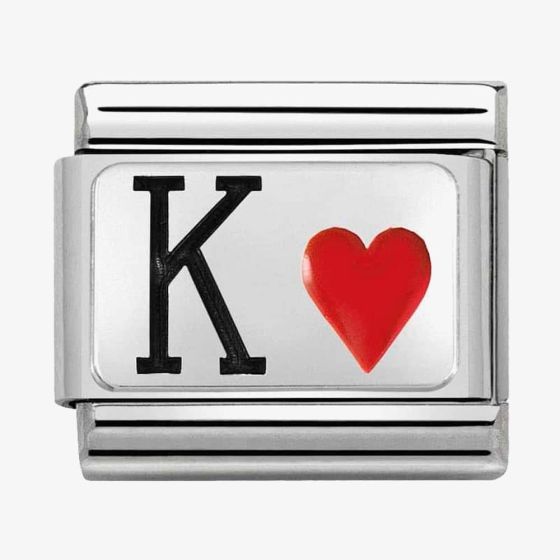 Nomination CLASSIC Silvershine King of Hearts Charm 330208/28
