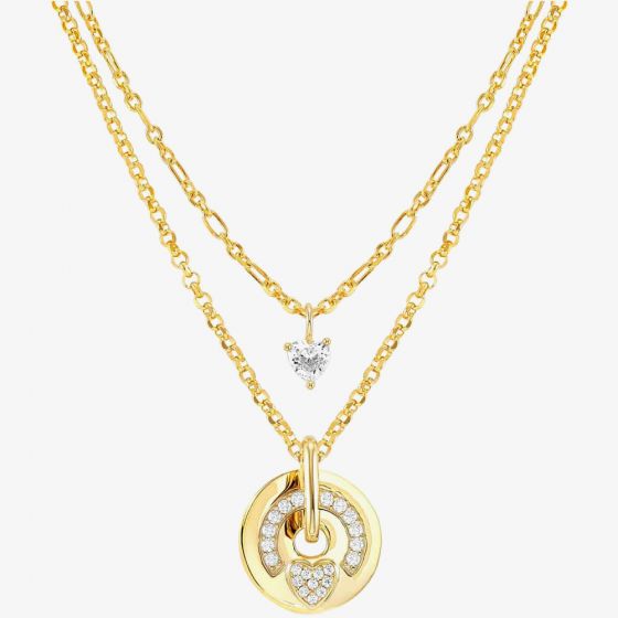 Nomination Sentimental Yellow Gold Tone Heart Necklace 149204/008