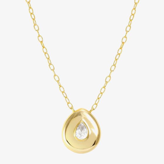 Nomination Domina Gold Plated Pear Necklace 240402/015
