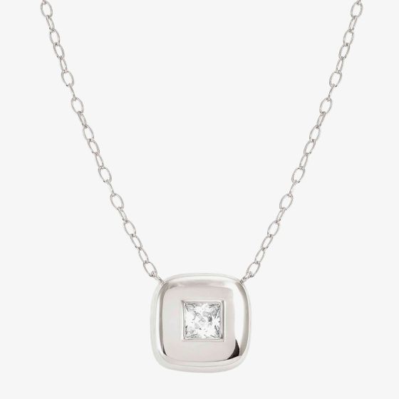 Nomination Domina Sterling Silver Square Necklace 240418/036