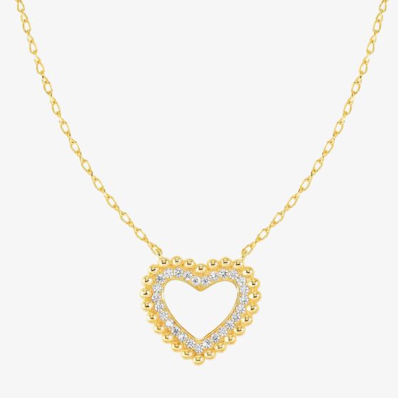 Nomination Lovecloud Gold Tone Plated Heart Necklace 240504/008