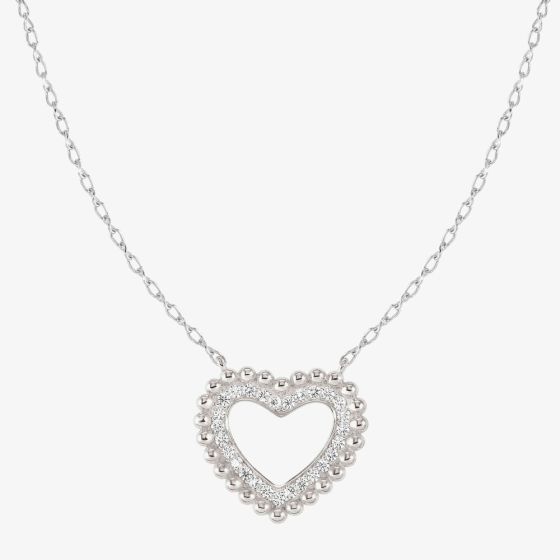 Nomination Lovecloud Sterling Silver Heart Necklace 240504/009