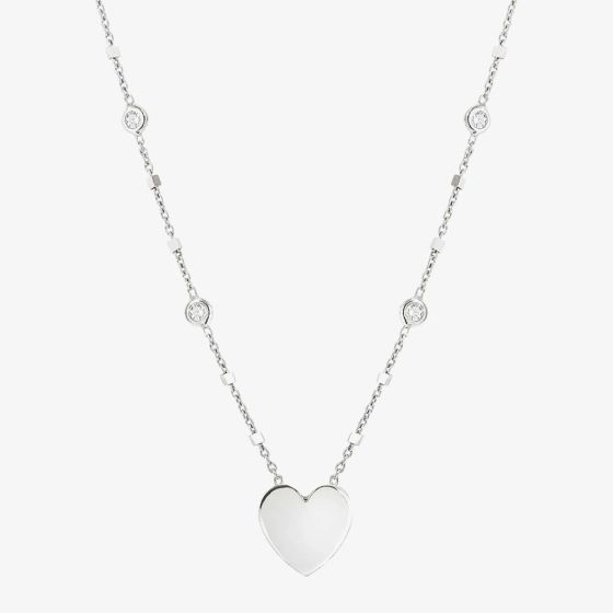 Nomination Messaggi D'Amore Engravable Heart & Cubic Zirconia Necklace 241212/022