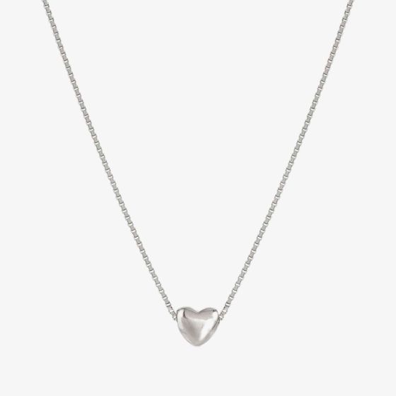 Nomination Armonica White Rhodium Small Heart Pendant Necklace 241304/004