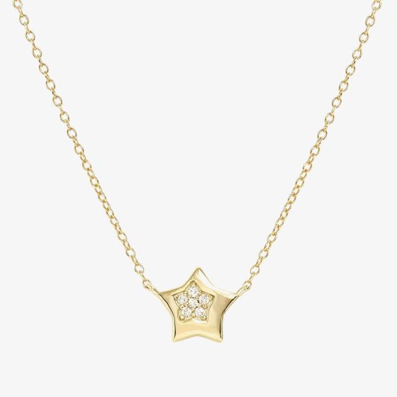 Nomination Petit Sparkle Gold Star Necklace 242303/009