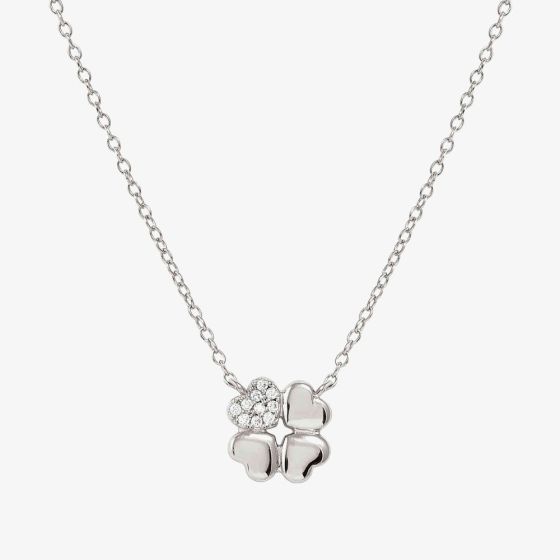 Nomination Petit Sparkle Silver Clover Necklace 242303/001
