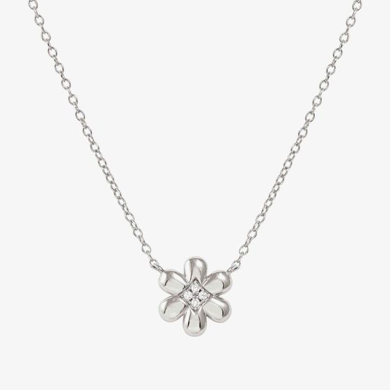 Nomination Petit Sparkle Silver Flower Necklace 242303/010