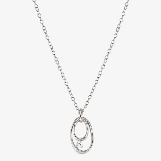 Nomination My Rebel Art Silver Double Oval Pendant Necklace 242806/053