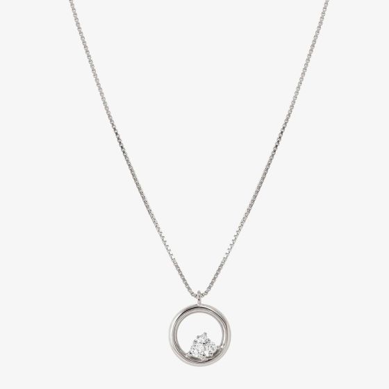 Nomination Dream Beats Silver Circle Pendant Necklace 242602/043