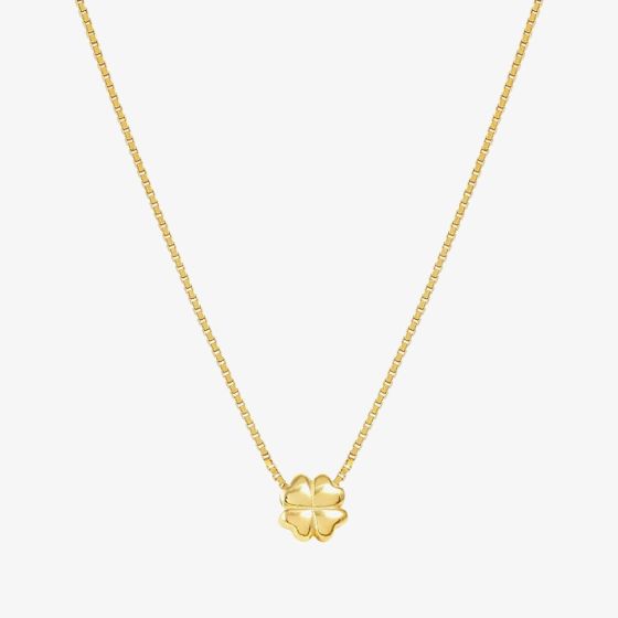 Nomination Armonica Gold Plated Four-Leaf Clover Necklace 241304/003