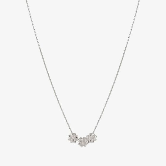 Nomination Armonica Silver Three Four-Leaf Clover Necklace 241305/001