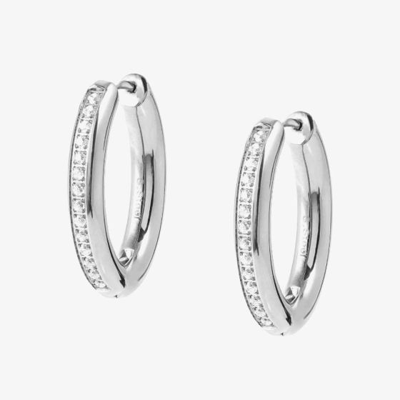 Nomination Affinity Silver Hoop Earrings 028607/001