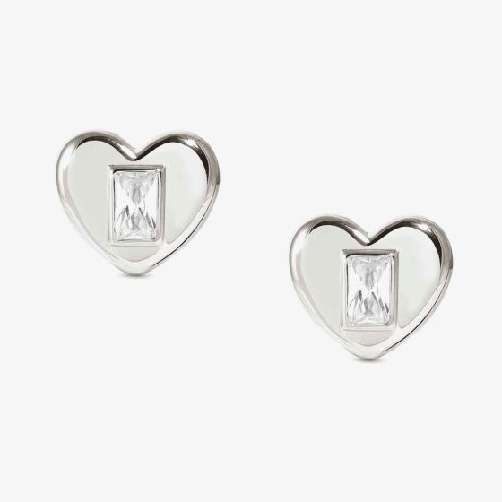 Nomination Domina Sterling Silver Heart Stud Earrings 240419/031