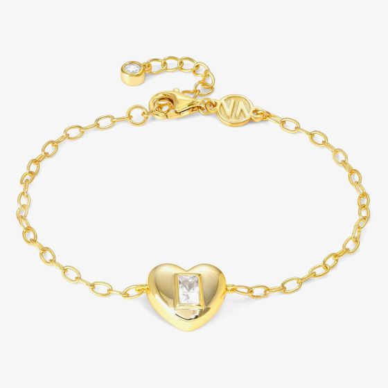Nomination Domina Gold Tone Plated Heart Bracelet 240401/031