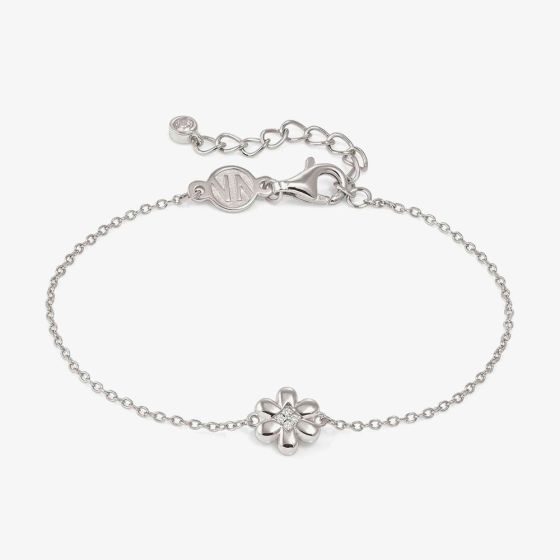 Nomination Petit Sparkle Silver Flower Bracelet 242300/010