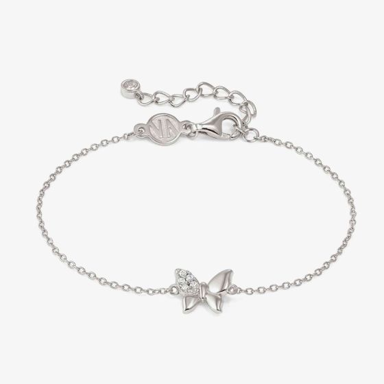 Nomination Petit Sparkle Silver Butterfly Bracelet 242300/040