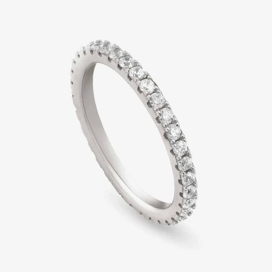Nomination Easychic Silver & Cubic Zirconia Full Eternity Ring 147900/008
