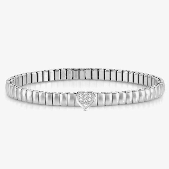 Nomination XTE Life Stainless Steel Cubic Zirconia Heart Bracelet 046007/004