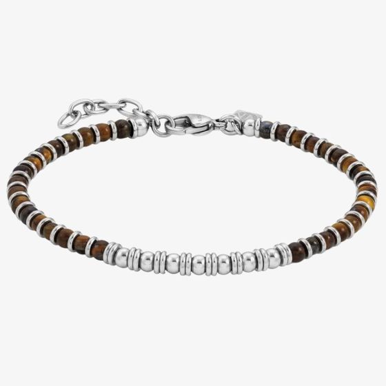 Nomination Instinct Tiger Eye Bead Bracelet 027902/041