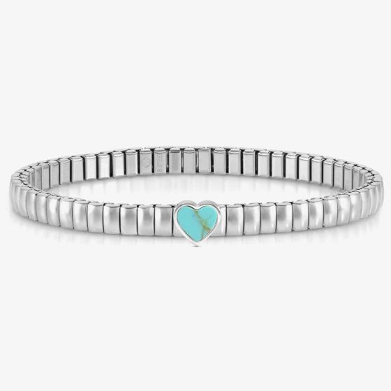 Nomination XTE Life Stainless Steel Turquoise Heart Bracelet 046009/102