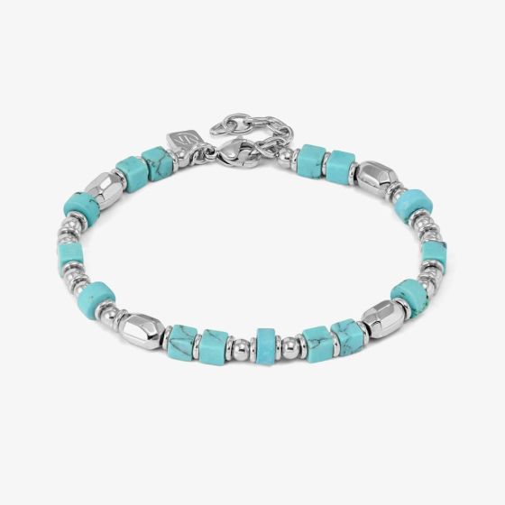 Nomination InstinctStyle Stainless Steel & Turquoise Stones Infinity Bracelet 027936/003