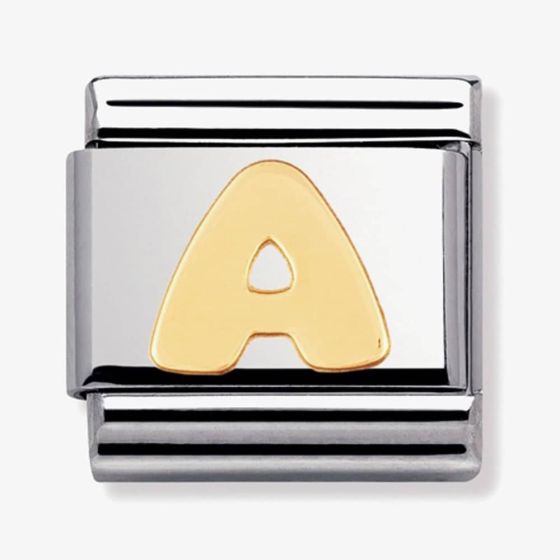 Nomination CLASSIC Gold Letters A Charm 030101/01