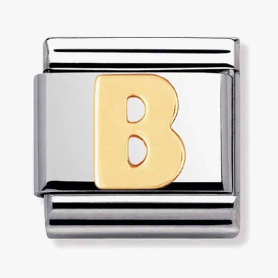 Nomination CLASSIC Gold Letters B Charm 030101/02