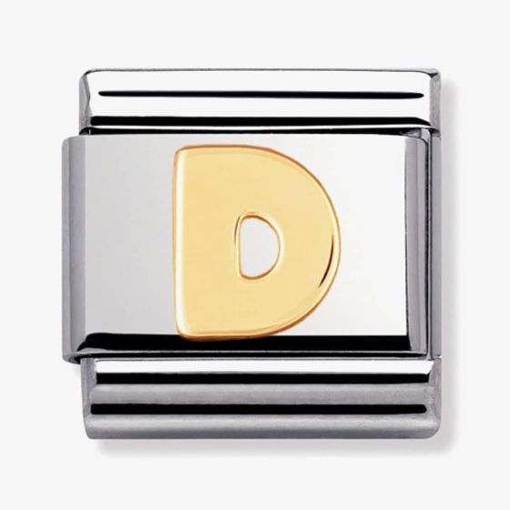 Nomination CLASSIC Gold Letters D Charm 030101/04