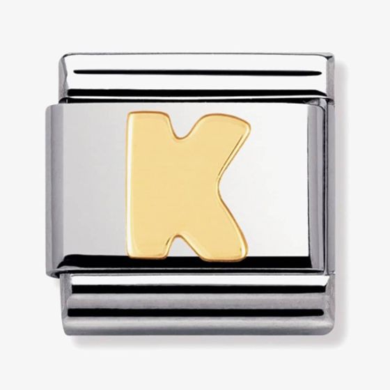 Nomination CLASSIC Gold Letters K Charm 030101/11