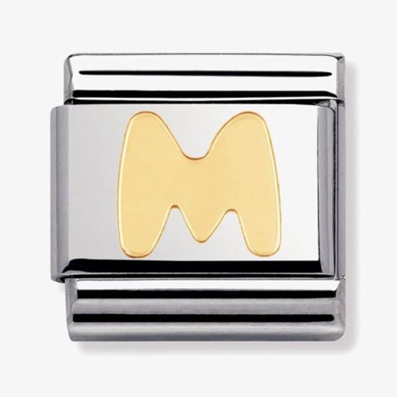 Nomination CLASSIC Gold Letters M Charm 030101/13