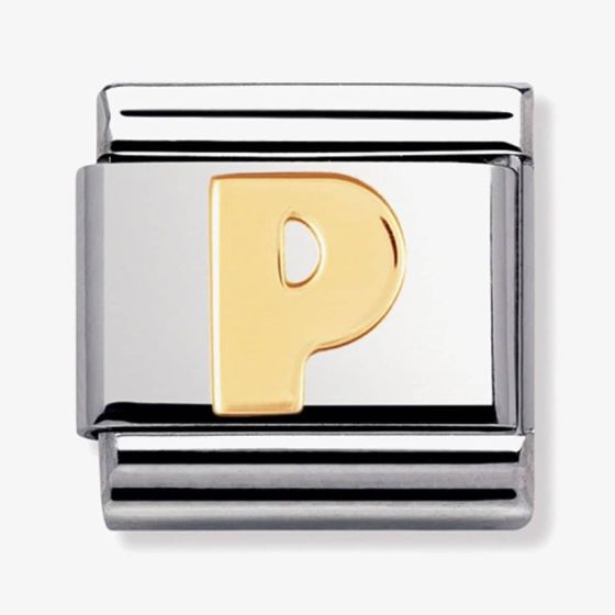 Nomination CLASSIC Gold Letters P Charm 030101/16