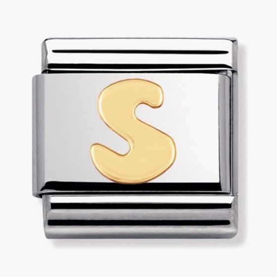 Nomination CLASSIC Gold Letters S Charm 030101/19
