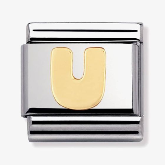 Nomination CLASSIC Gold Letters U Charm 030101/21