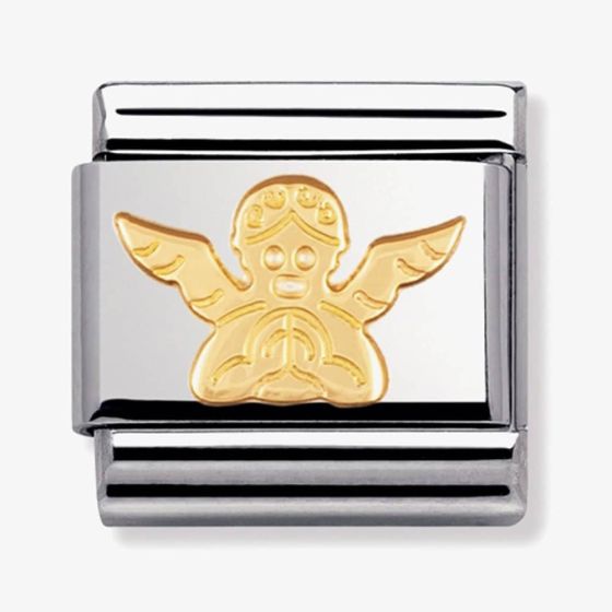 Nomination CLASSIC Gold Spirituality Angel Charm 030105/04