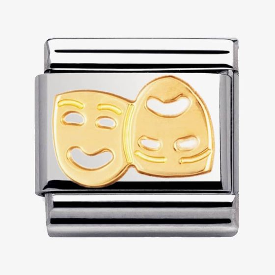 Nomination CLASSIC Gold Daily Life Masks Charm 030110/01