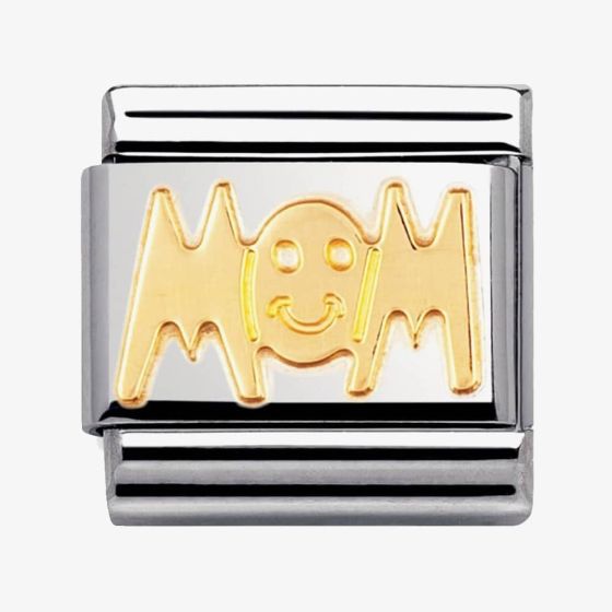 Nomination CLASSIC Gold Writings Mom Charm 030107/01