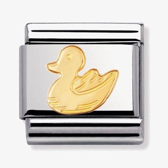 Nomination CLASSIC Gold Animals of Earth Duck Charm 030113/01