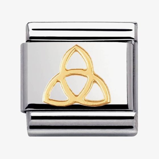 Nomination CLASSIC Gold Celtic Trinity Knot Charm 030119/04