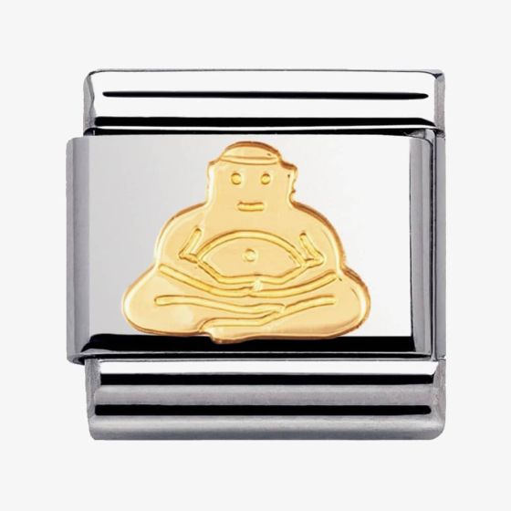Nomination CLASSIC Gold Spirituality Buddha Charm 030105/06